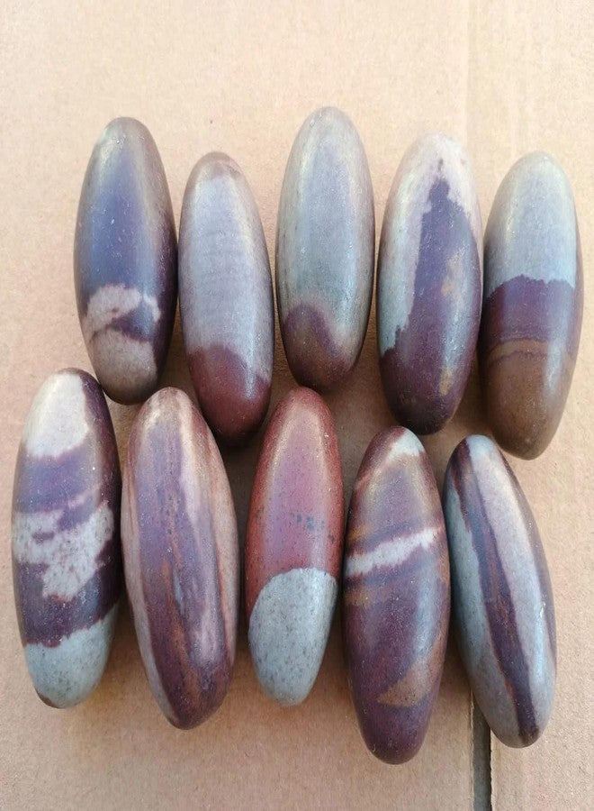 KLEO Esplanade Narmada Stone Narmadeshwar Shiv Ling, Shiva Lingam (5" Inches), Brown - Image 4